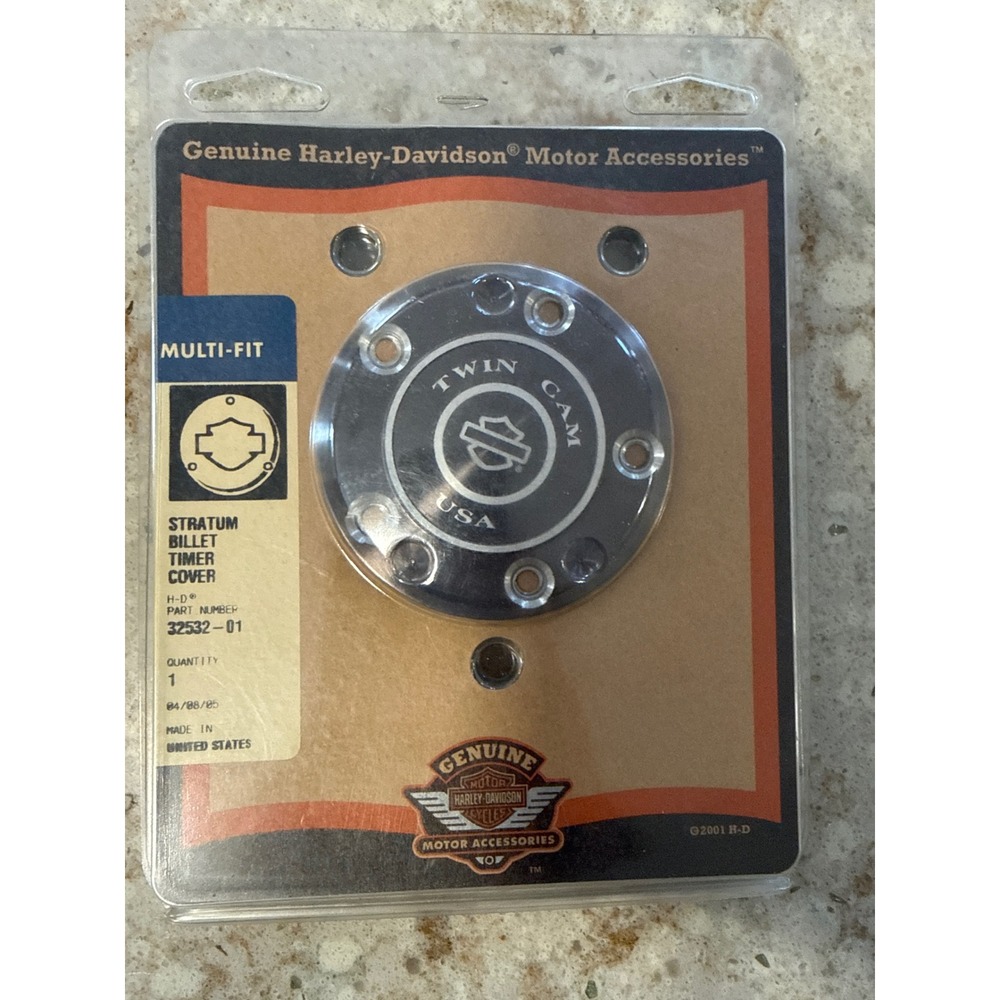 Harley-Davidson Stratum Billet Timer Cover Twin Cam USA 32532-01 TC88 Fits 99-Up